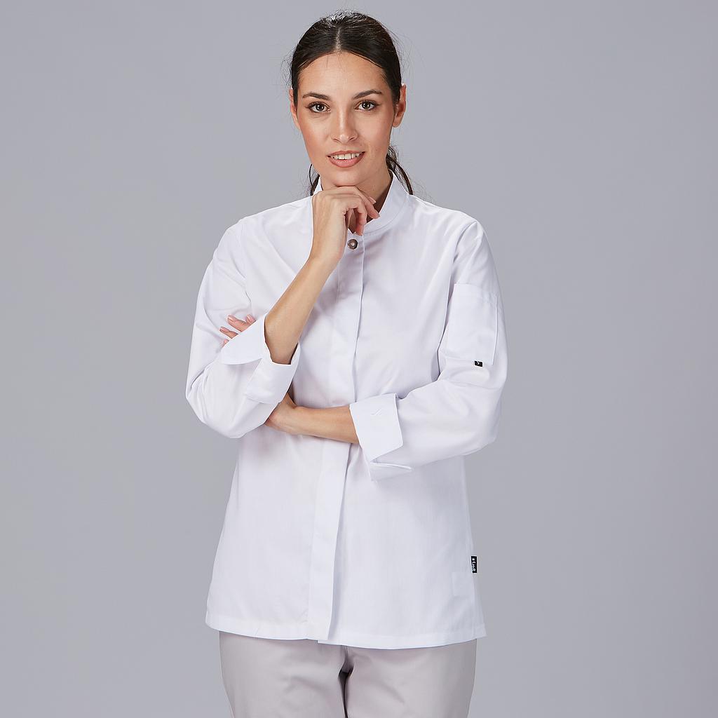 Gary's Varela veste cuisine femme noire manches longues