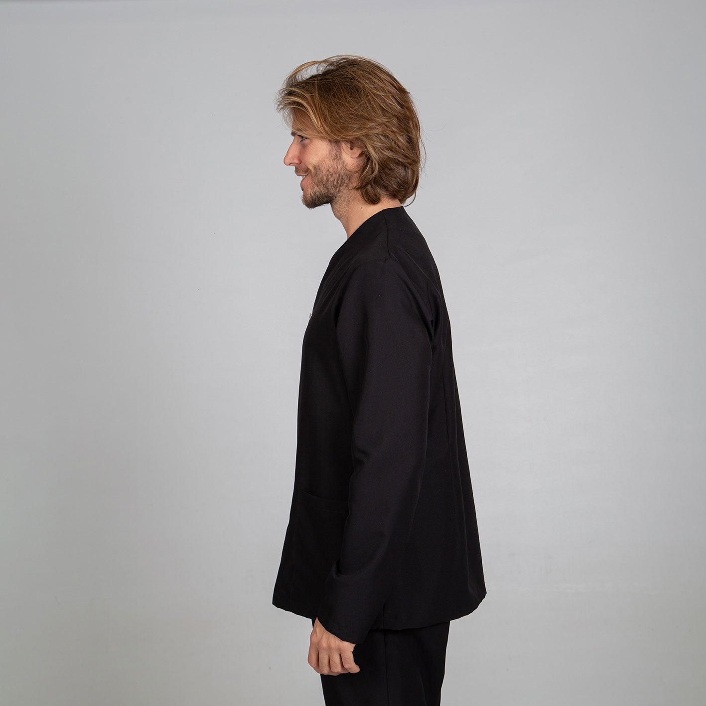 Gary's Fabián blouse homme noire L microfibre