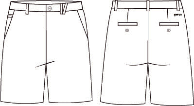 GARY'S Bermuda Chino Beige Polyester T400