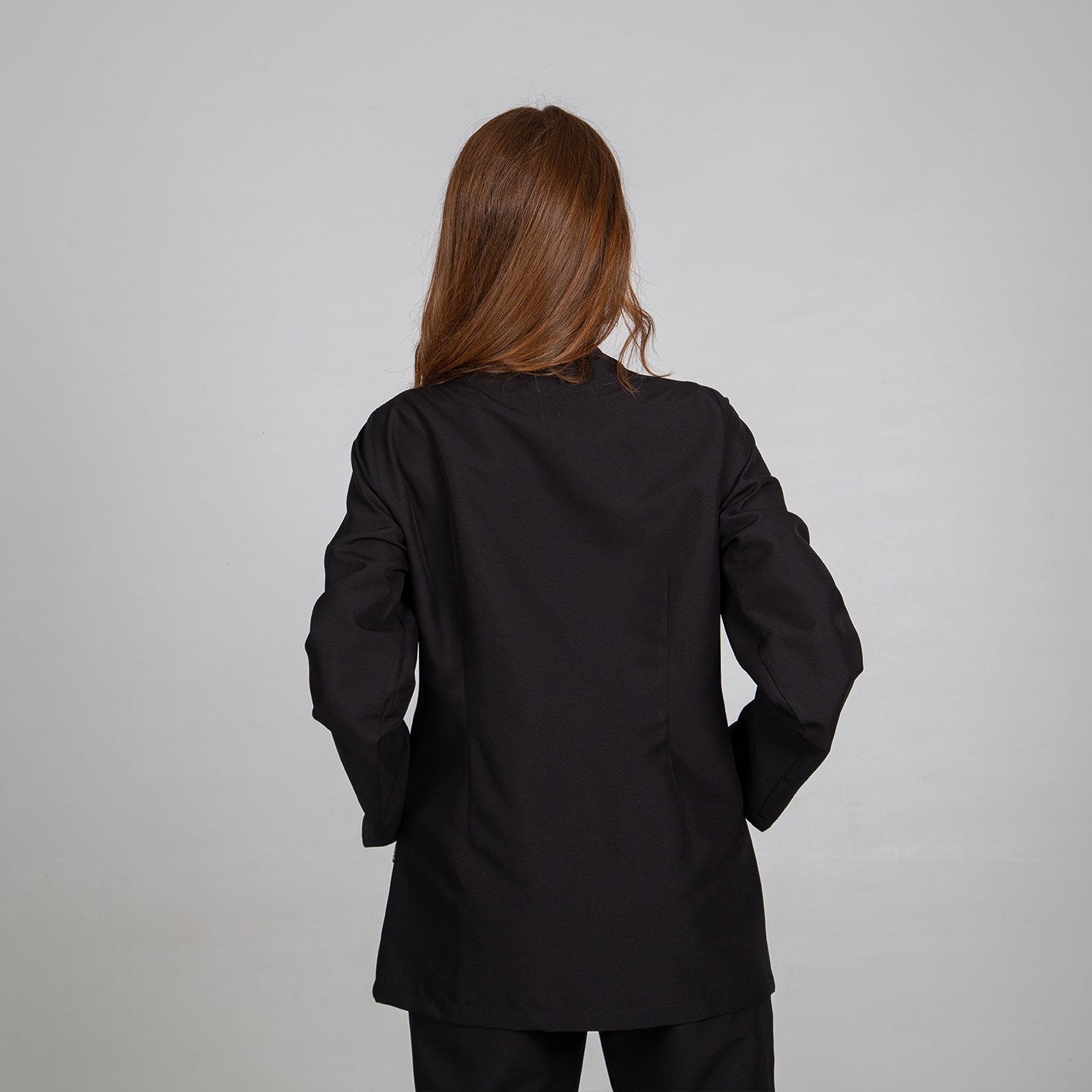 Gary's Begoña blouse médicale femme microfibre noire manches longues