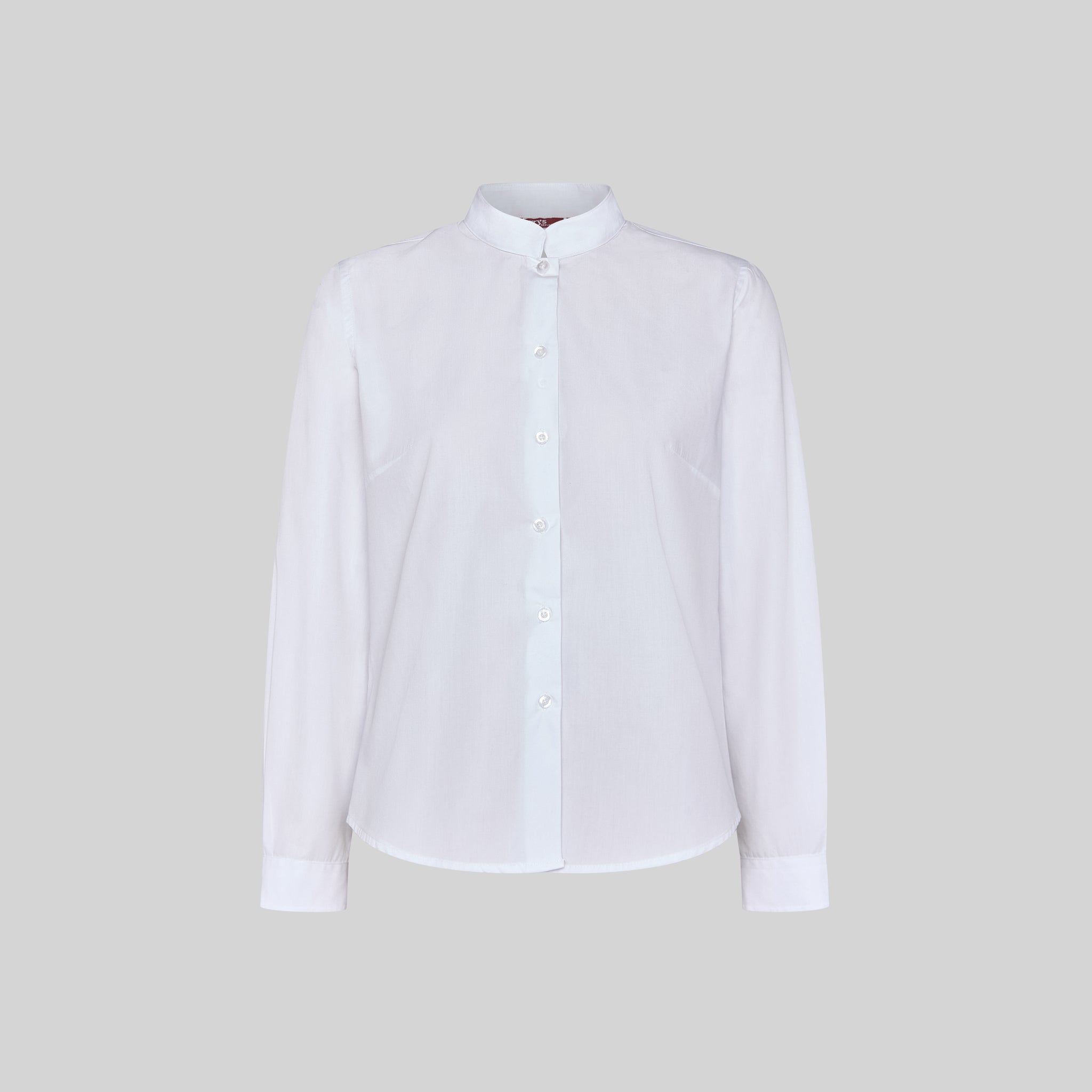 Gary's blouse femme col mao noir manches longues à poche