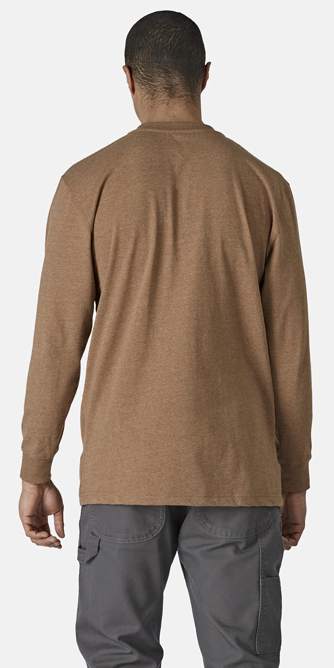 Dickies Chemises Henley Manches Longues Brown Duck Épais