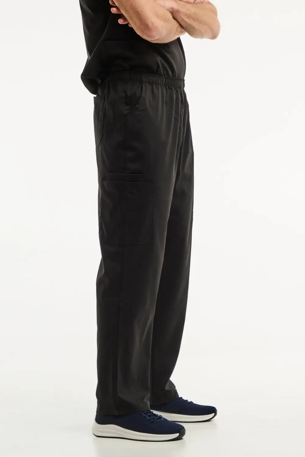 Aelin LUCA Pantalon médical Homme Noir stretch