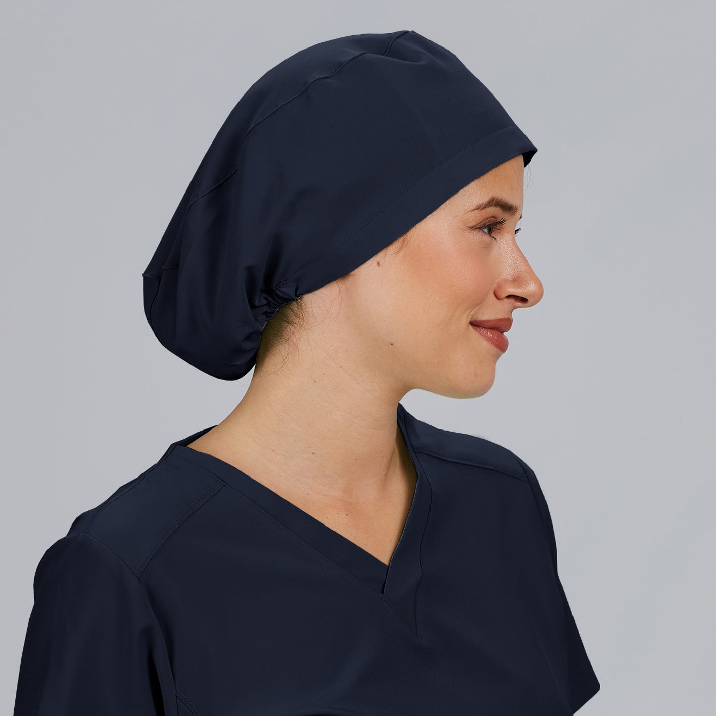Gary's Calot Chirurgien Noir Bonnet Médical Élastique Microfibre