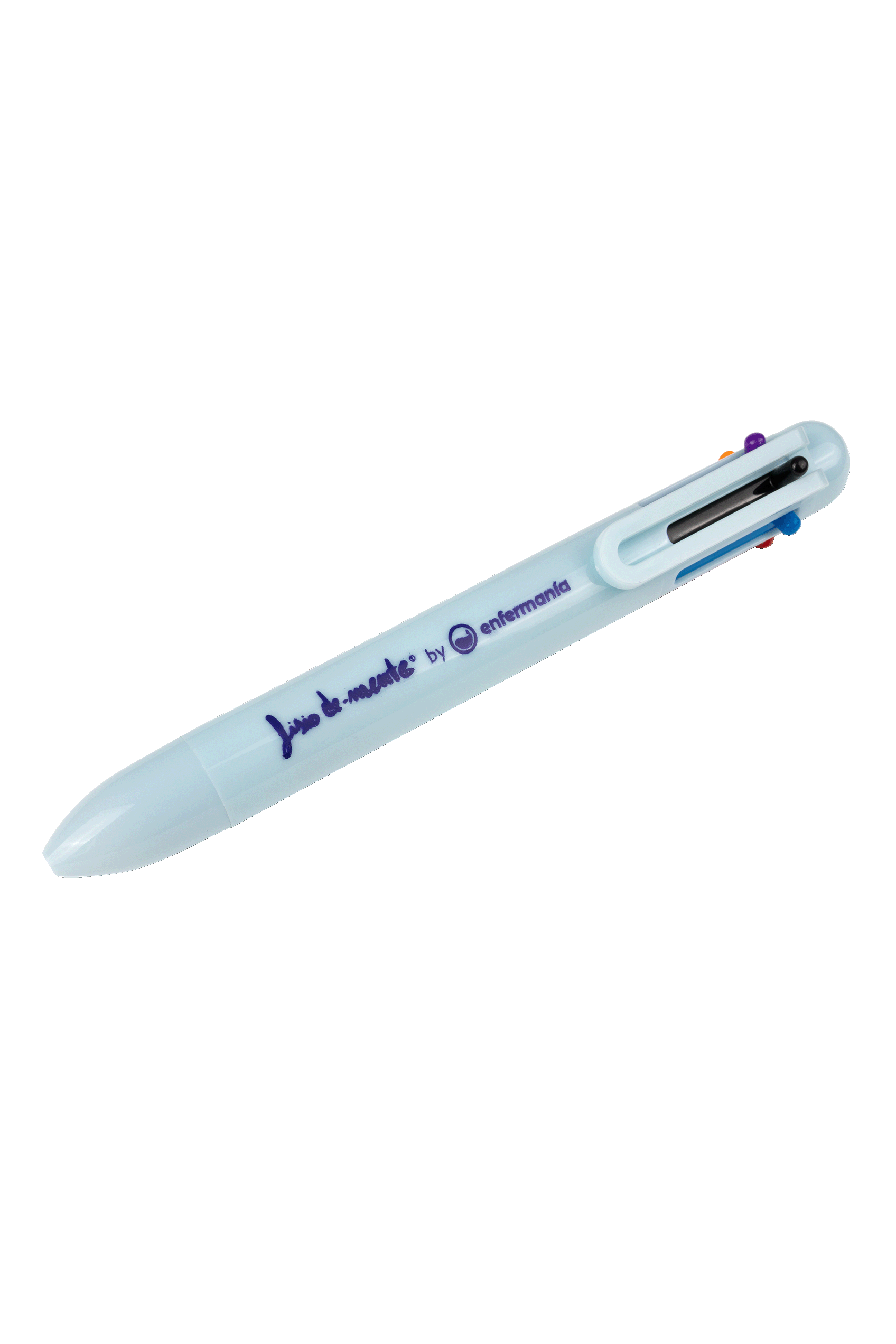 Enfermania Papelería stylo 6 couleurs bleu ciel Fisiode_mente