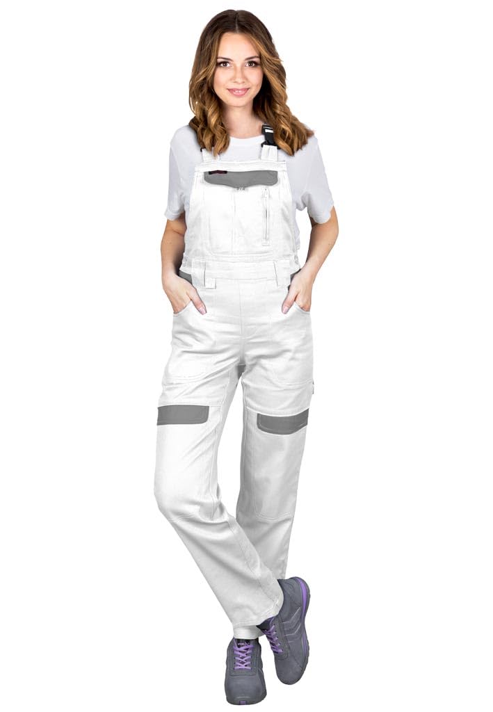 Reis Corton salopette travail femme bleu marine