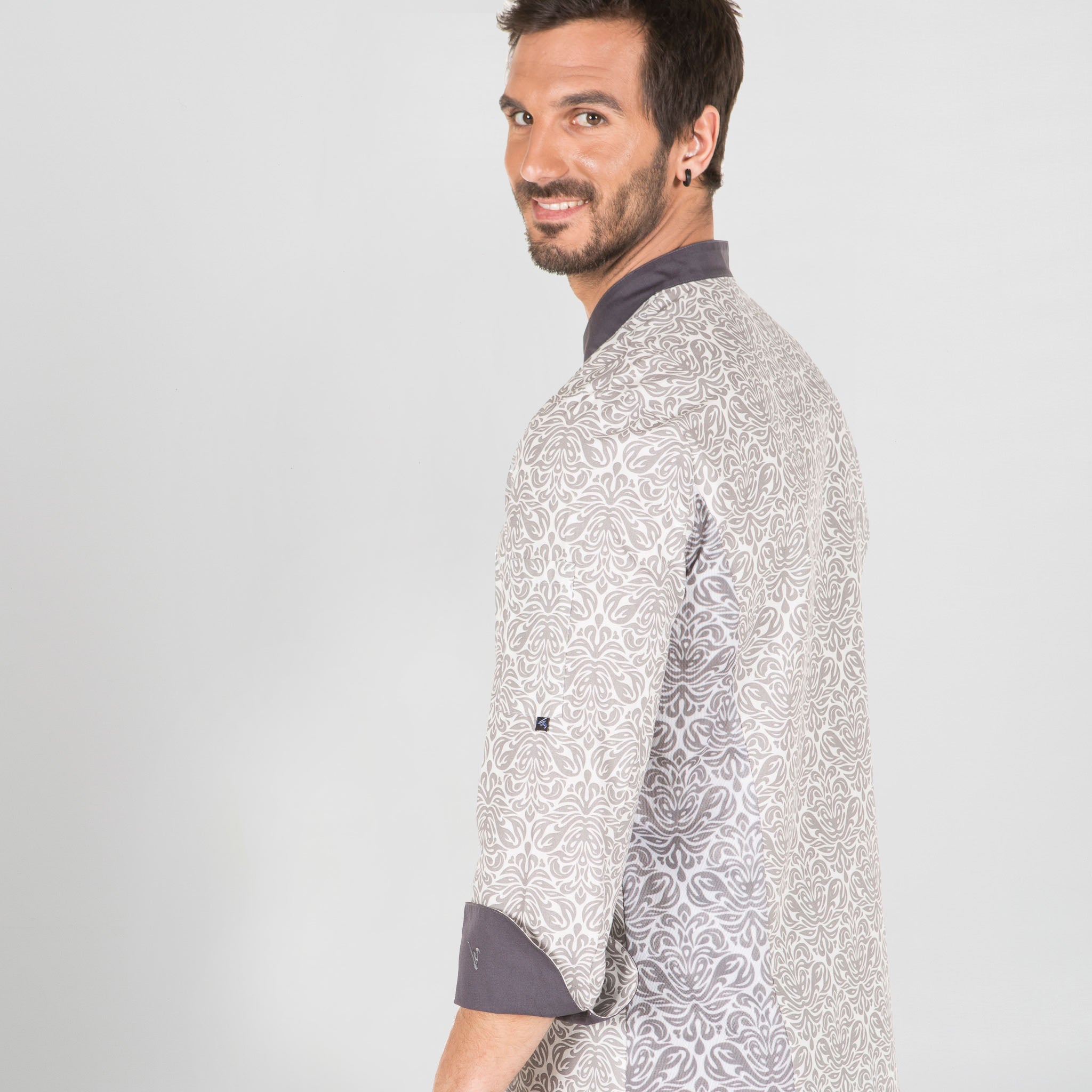GARY'S Cobos veste de cuisine jacquard 100% coton