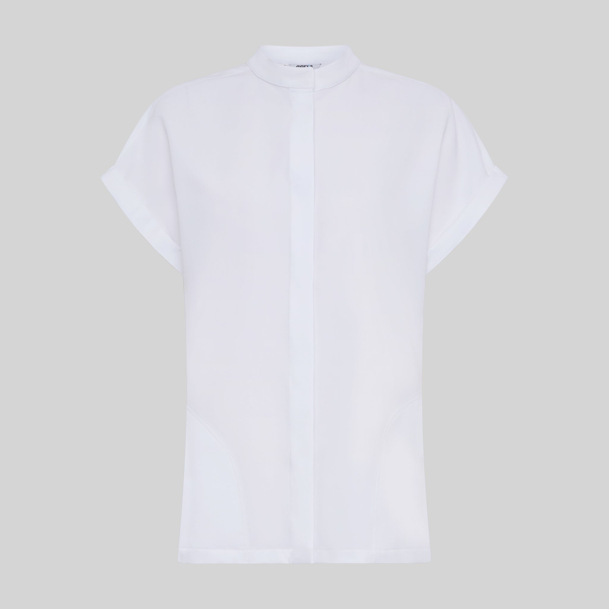 Gary's Debora Blouse Femme Noire Col Mandarin Légère
