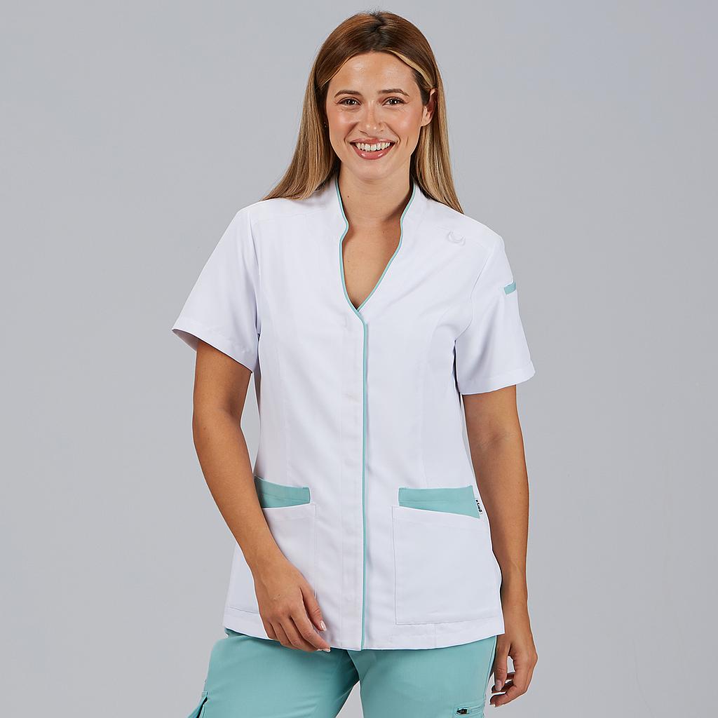Gary's Ylena Blouse Médicale Femme Manches Courtes Bleu Maya
