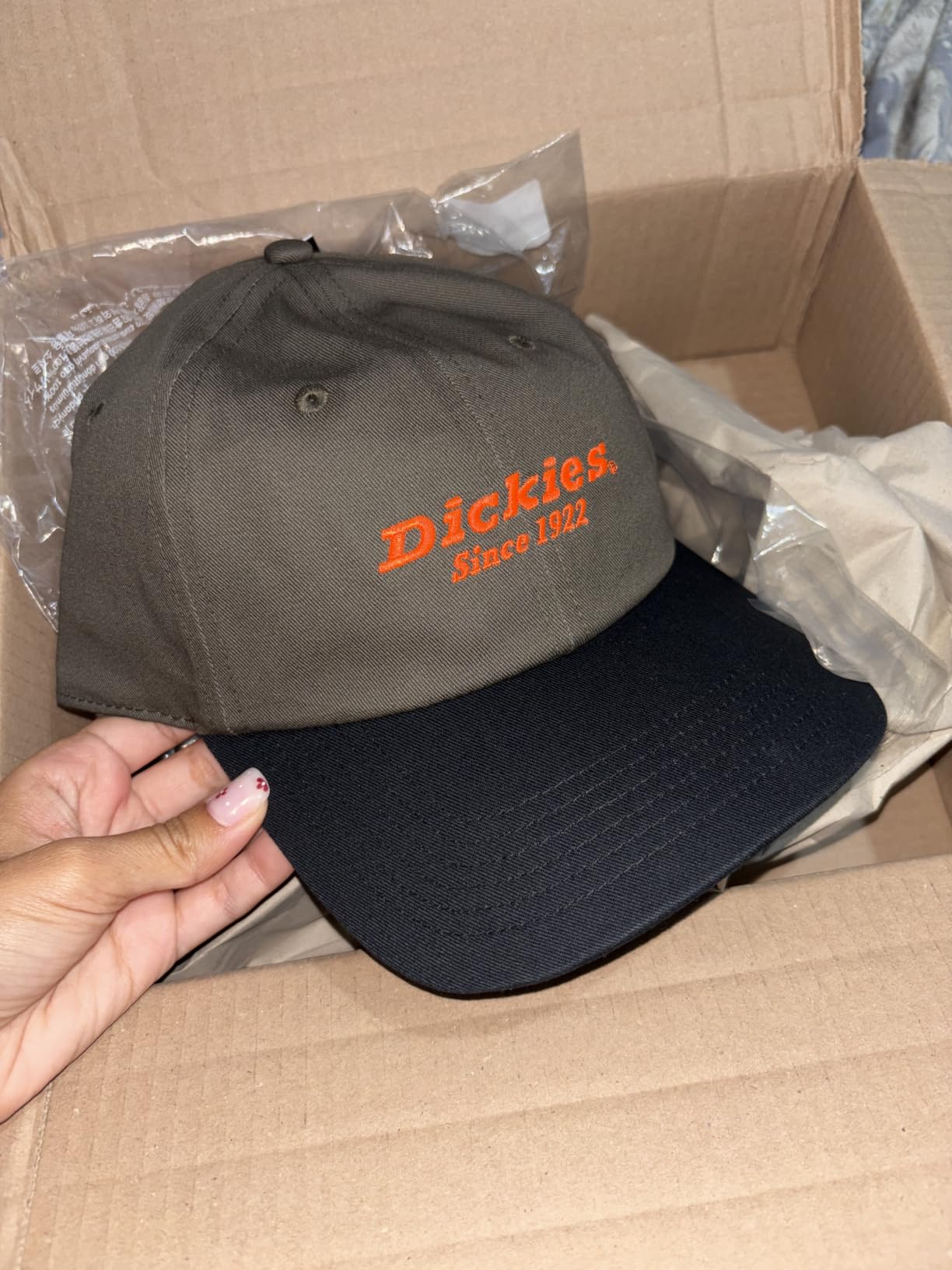 Dickies casquette sergé mixte noir coton