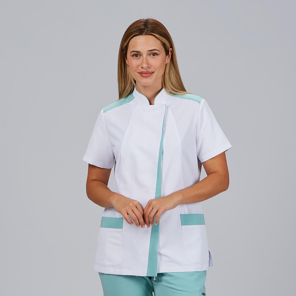 GARY'S Judit blouse médicale col mao camel taille M