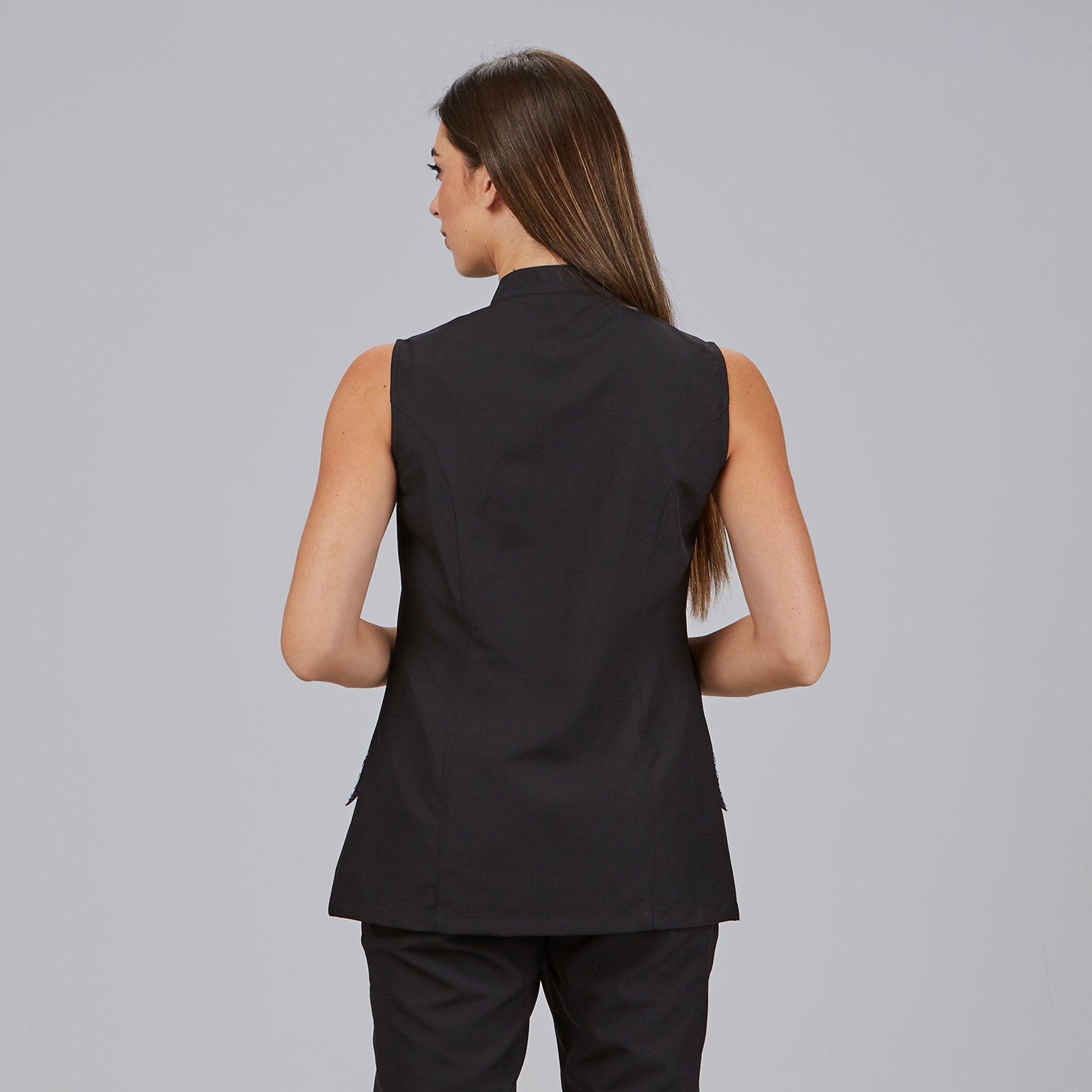 GARY'S Luisa Blouse Femme Noir Sans Manche