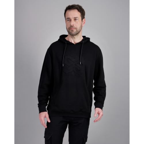 Würth MODYF Logo X Sweat capuche noir XXL coton recyclé