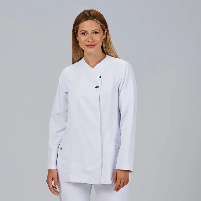 Gary's Begoña blouse médicale femme microfibre noire manches longues