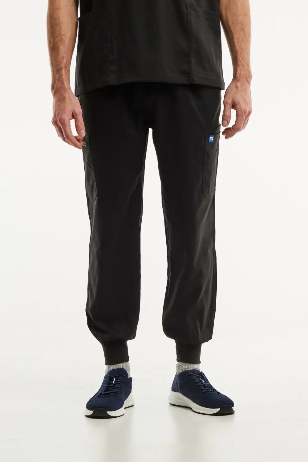 Aelin LUCA jogger pantalon médical noir homme poches