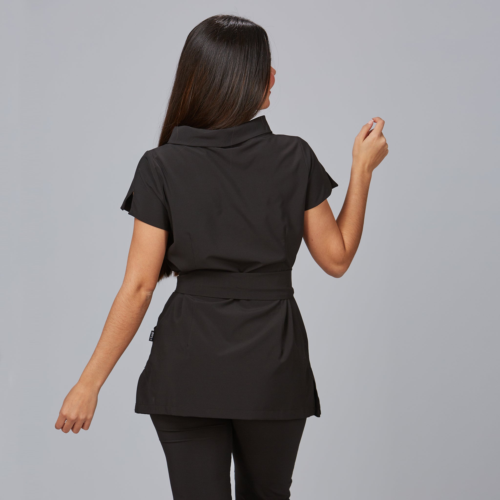 Gary's Saona blouse femme noir XS stretch col bateau