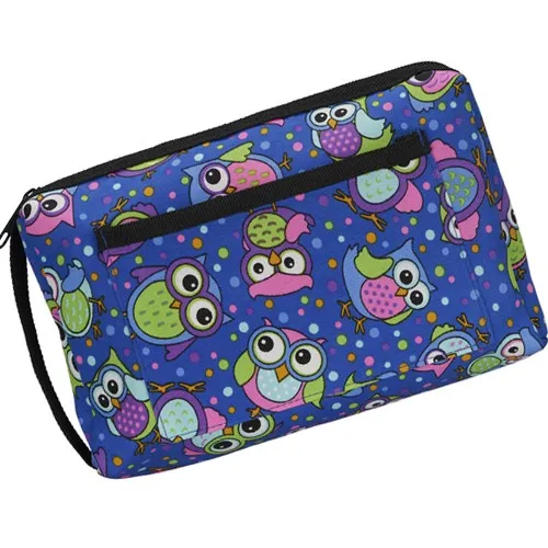 Enfermania Accesorios trousse hiboux nylon bleu 15x23