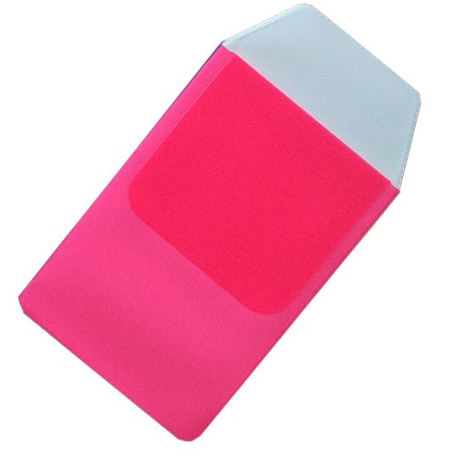 Enfermania protège-poche porte-stylos rose néon plastique