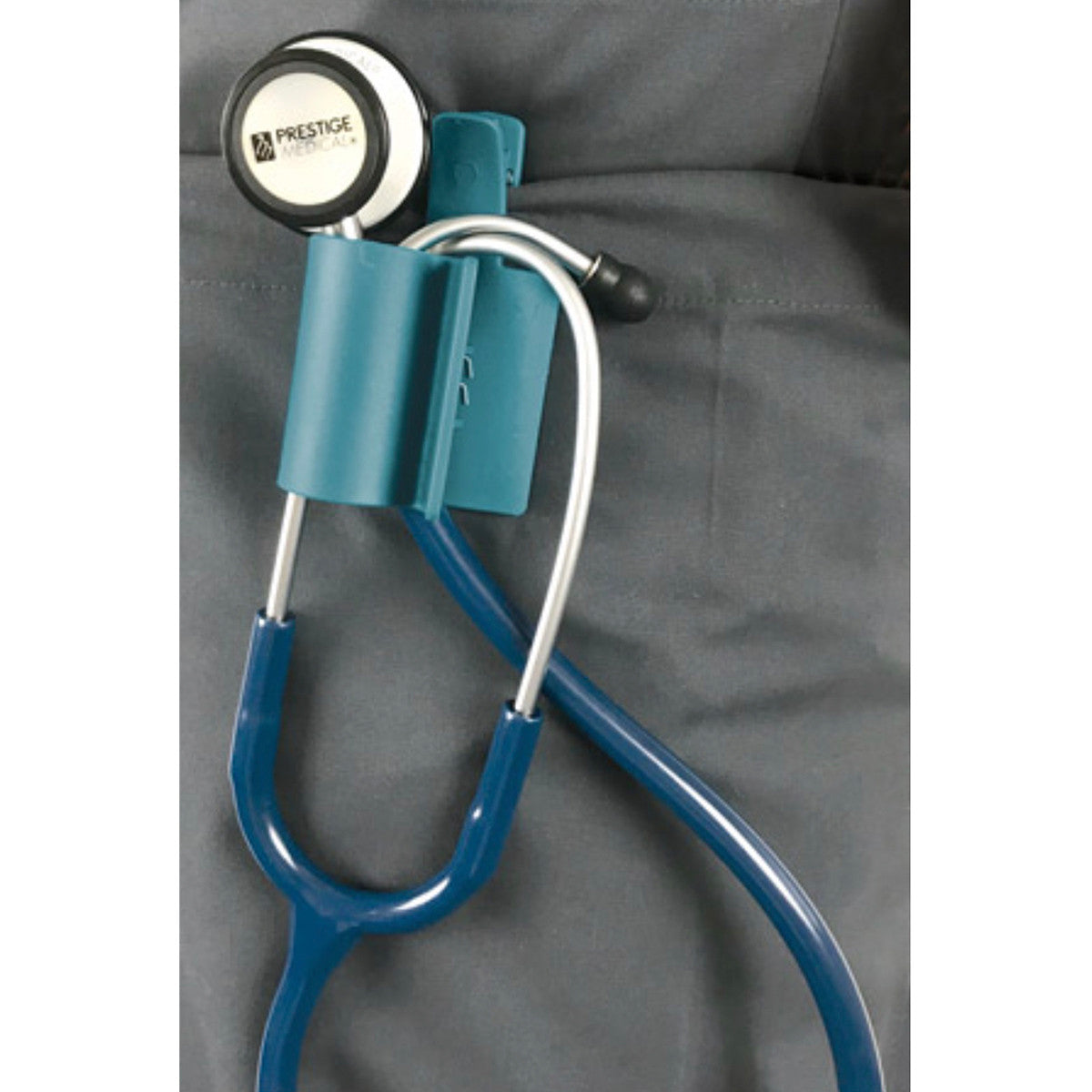 Enfermania Clip porte-stéthoscope poche bleu