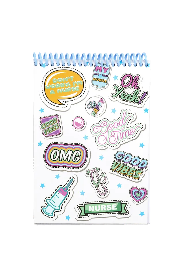 Enfermania Stickers Collection carnet A6 50 pages