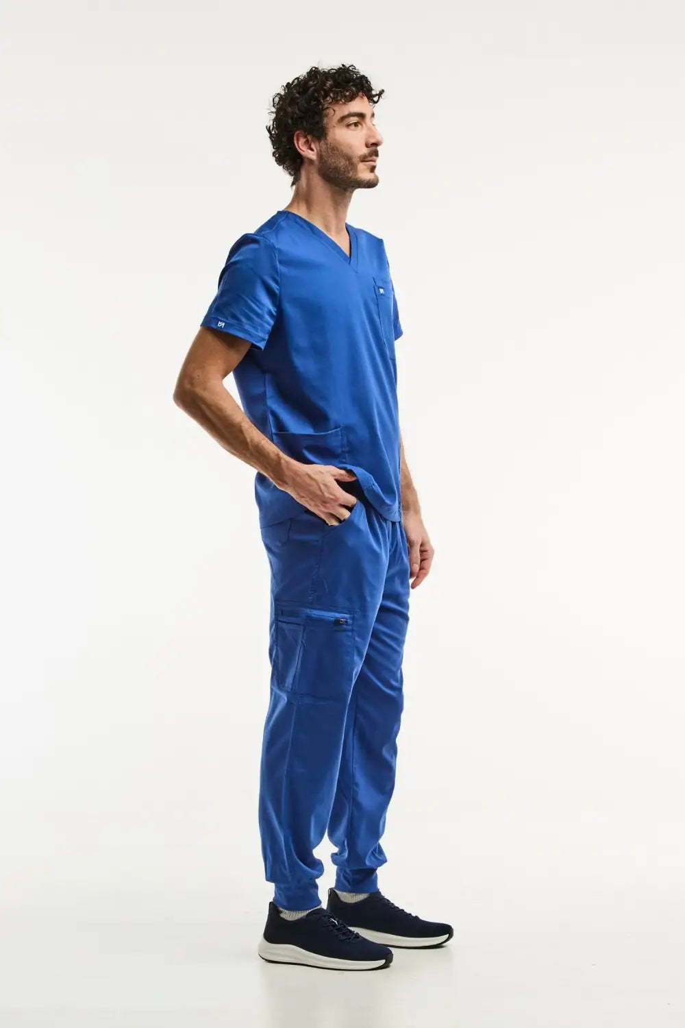 Aelin LUCA Jogger tenue médicale homme bleu roi