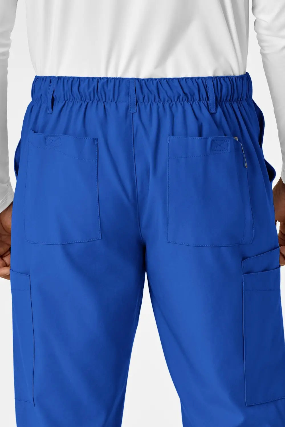 Aelin LUCA W123 pantalon de bloc homme bleu royal poches