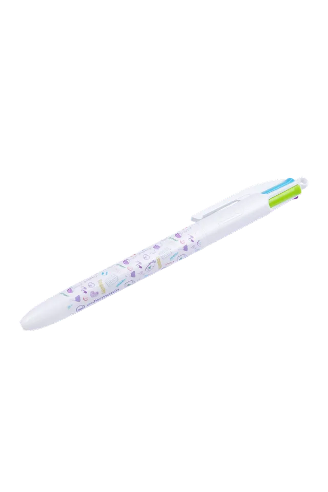 Enfermania Care stylo BIC 4 couleurs imprimé soignant