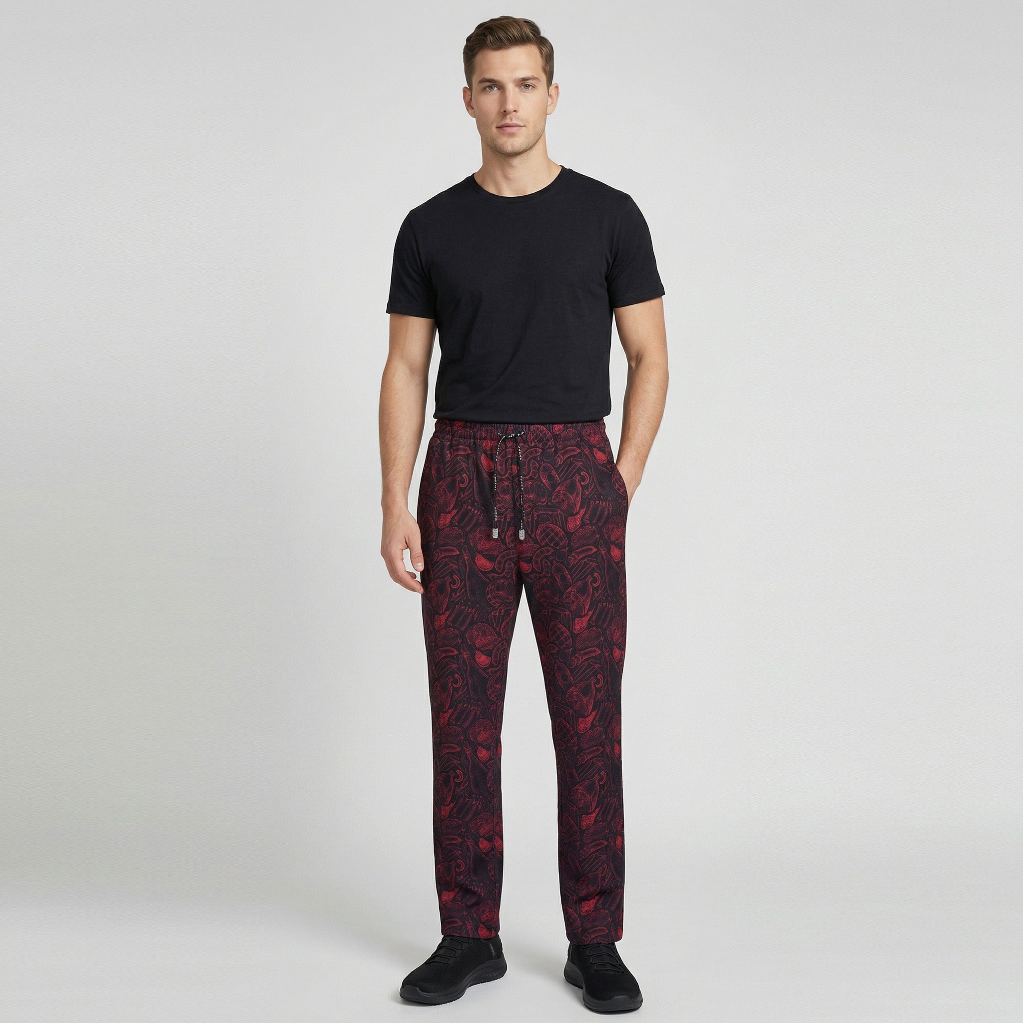GARY'S pantalon microfibre imprimé avocado unisexe