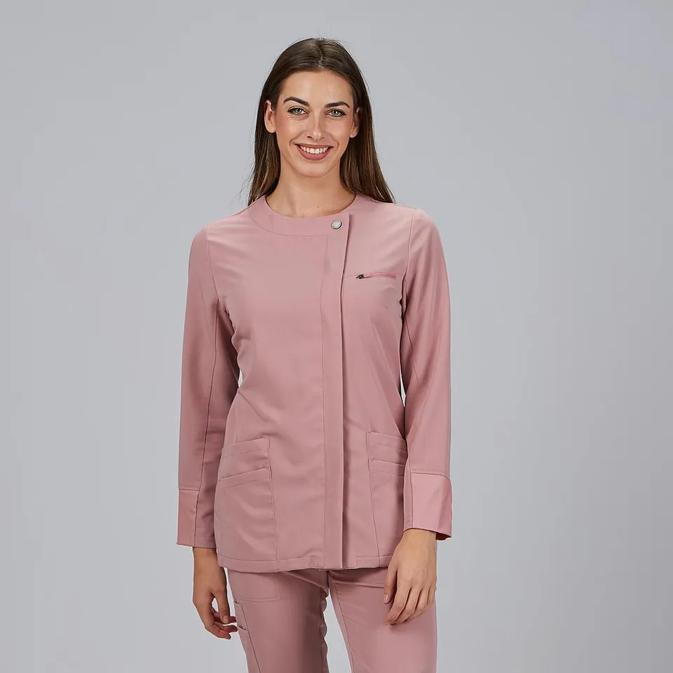 Gary's Marina blouse médicale femme noire manches longues