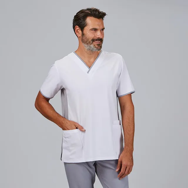 Gary's Gael blouse médicale céleste manches courtes M