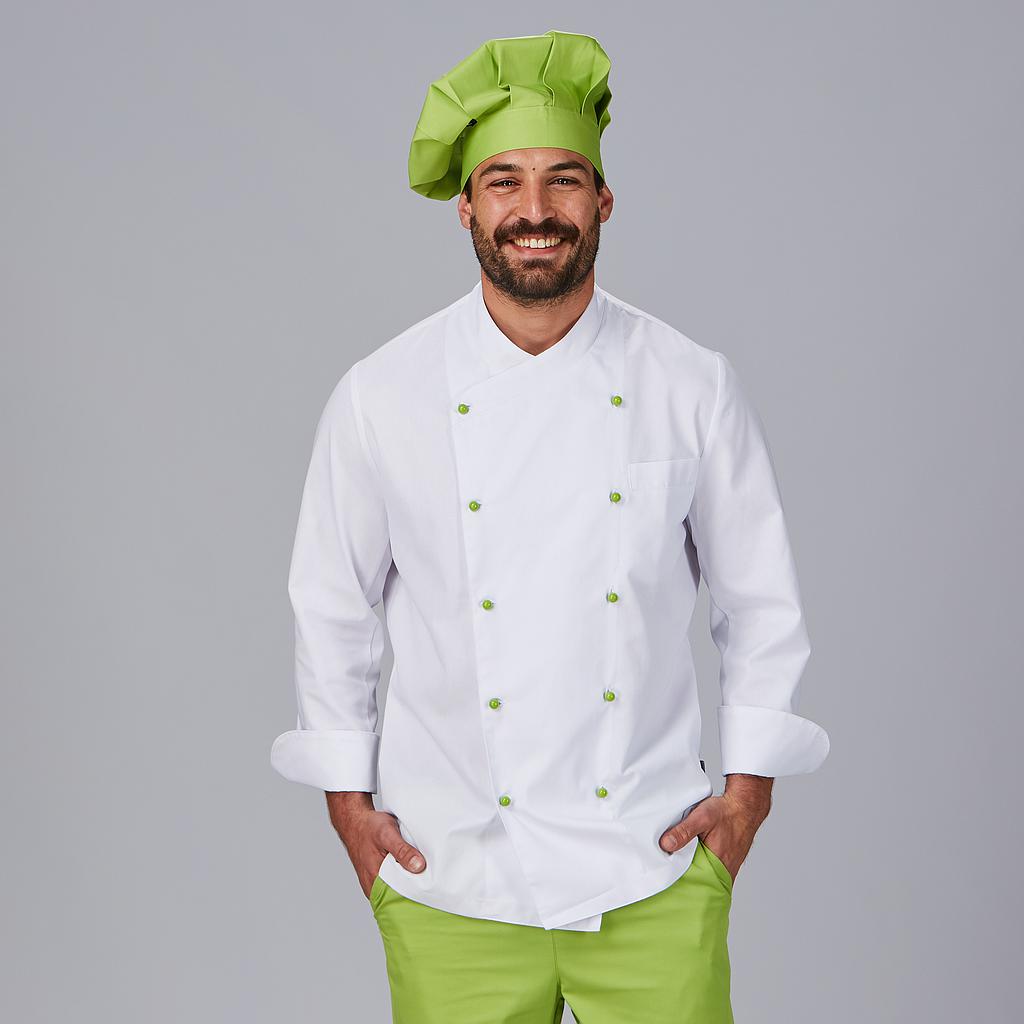Gary's Niza veste cuisine homme noir boutons interchangeables