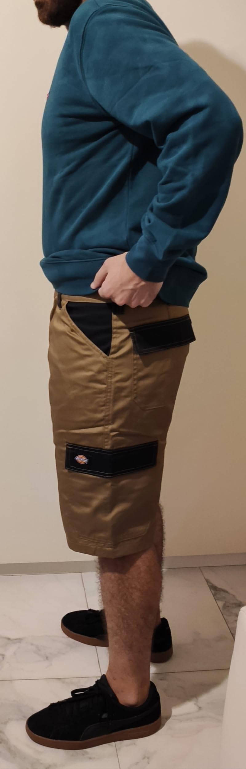 Dickies Short de travail noir cargo taille 34W