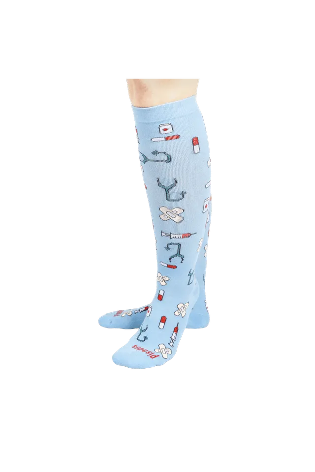 Enfermania Ropa Blue Healthy Tools chaussettes 36-39