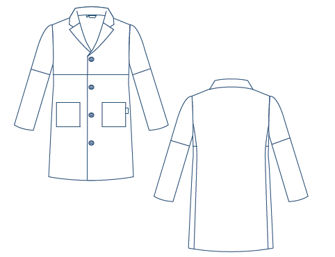 Gary's Robes blouse New York homme marine XS