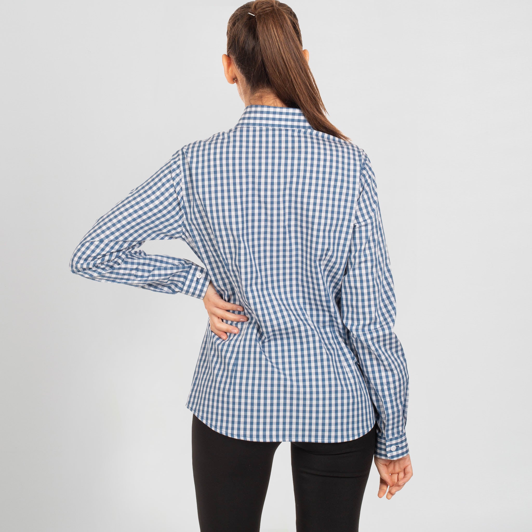 GARY'S Shirts Gilda chemise femme carreaux aubergine