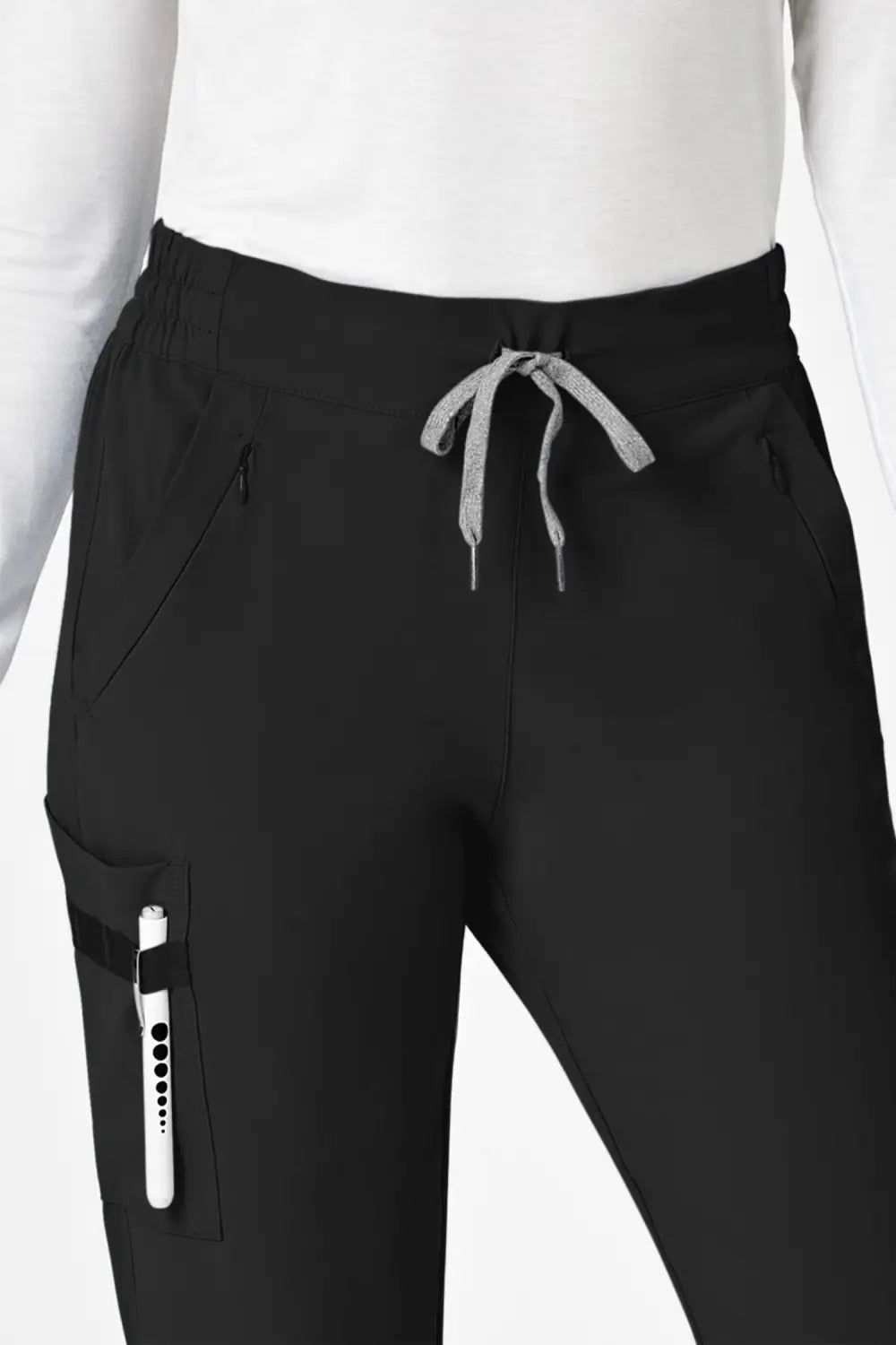 Aelin EMMA RENEW pantalon médical femme noir 7 poches