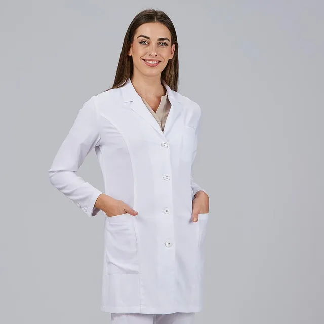 GARY'S Nerys blouse femme blanche manches longues stretch