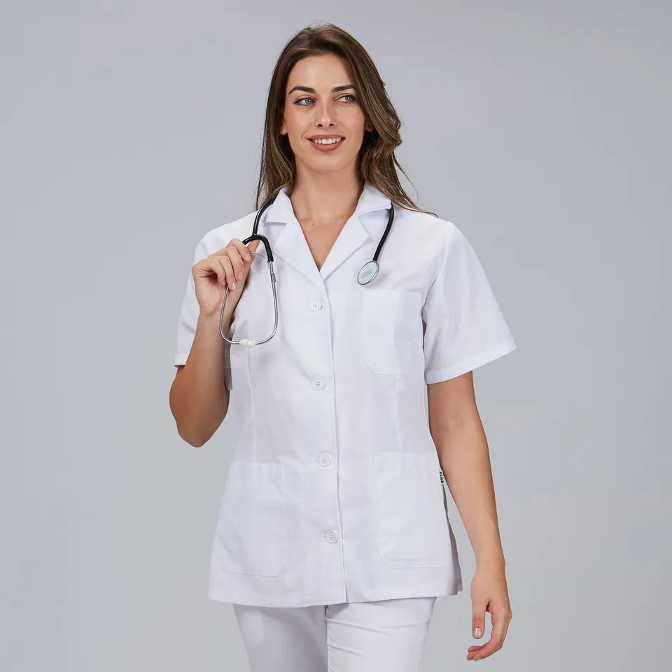 GARY'S Robes Scrub blouse femme blanche M