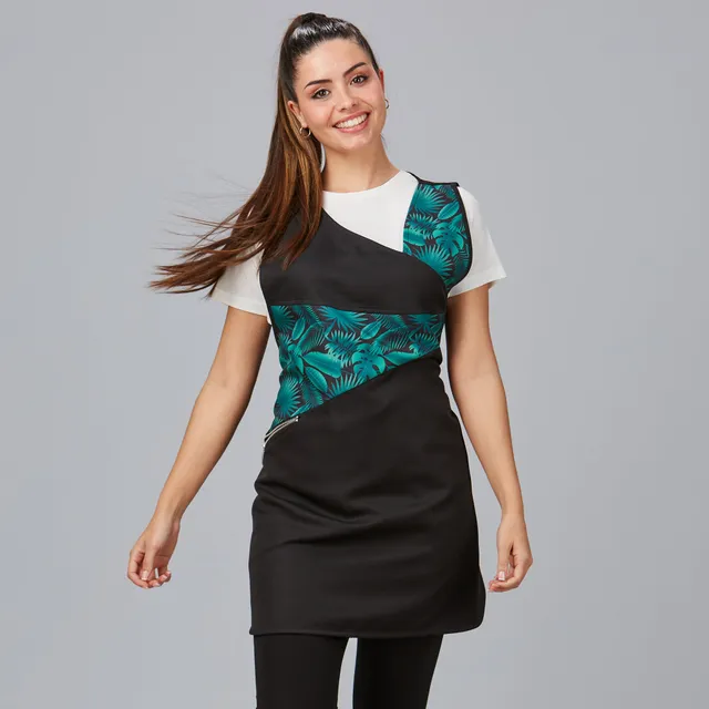 Gary's Verbena chasuble beauté noire zip taille unique