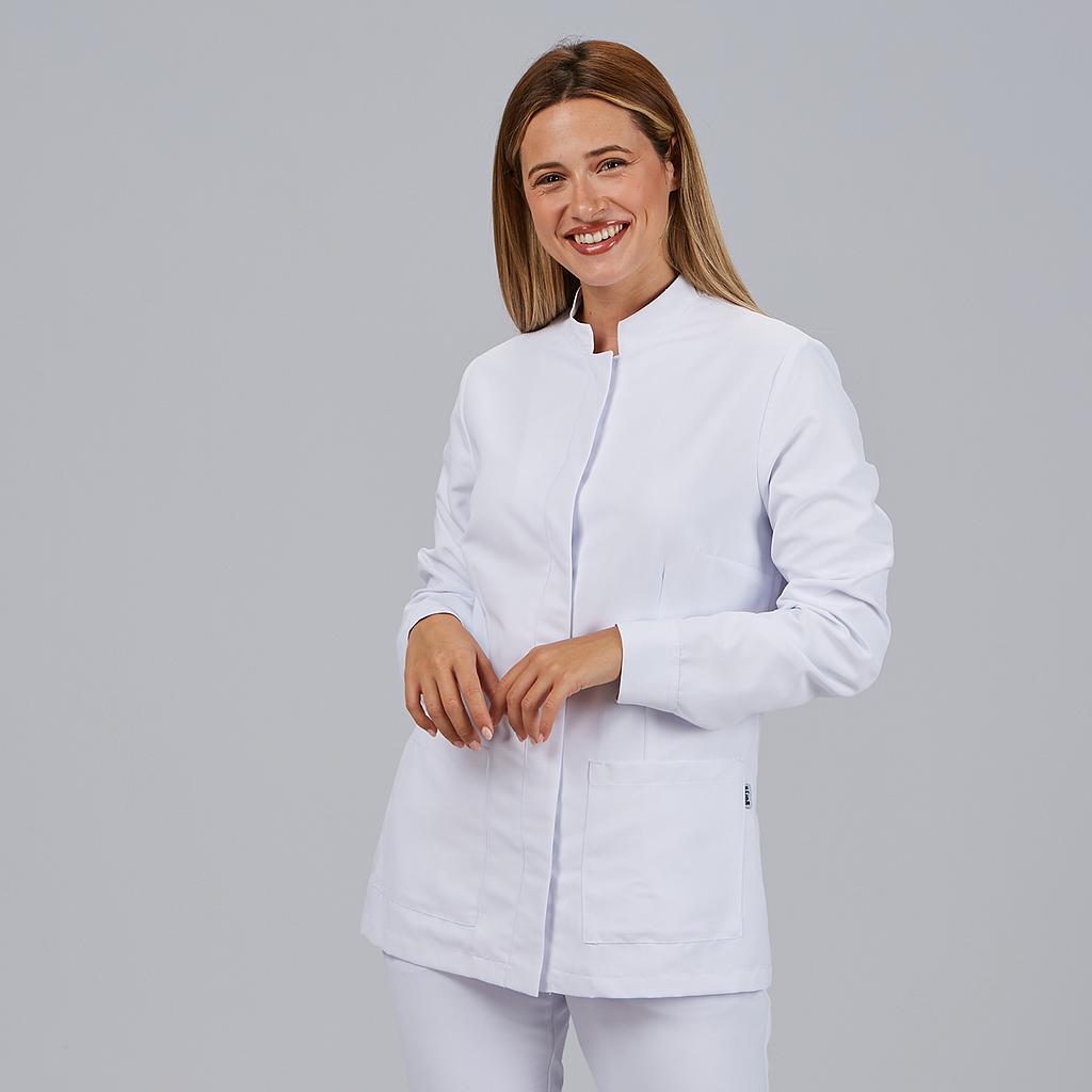 Gary's Katia blouse médicale blanche femme manches longues