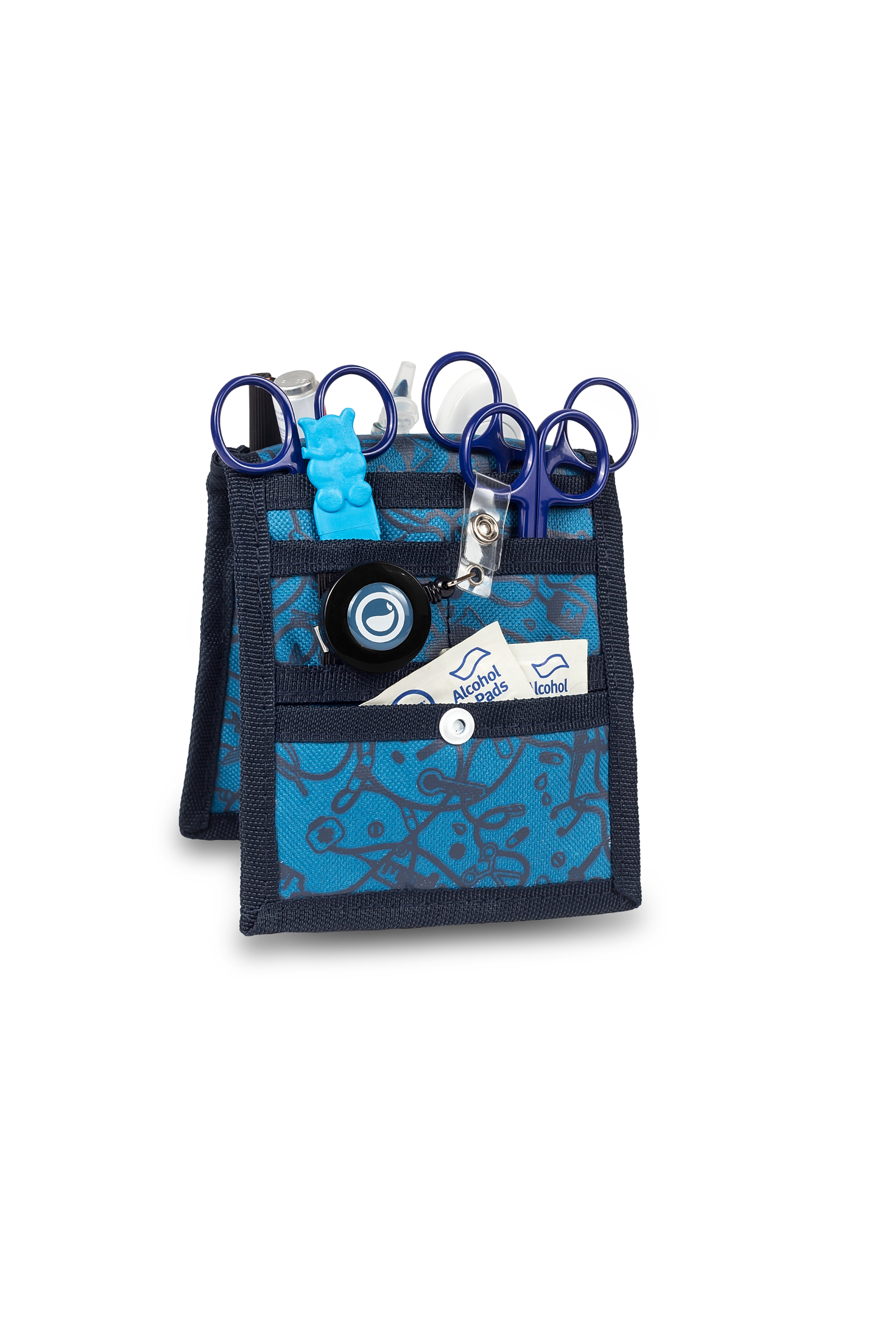 Enfermania Pipper organisateur de poche bleu aimanté toile