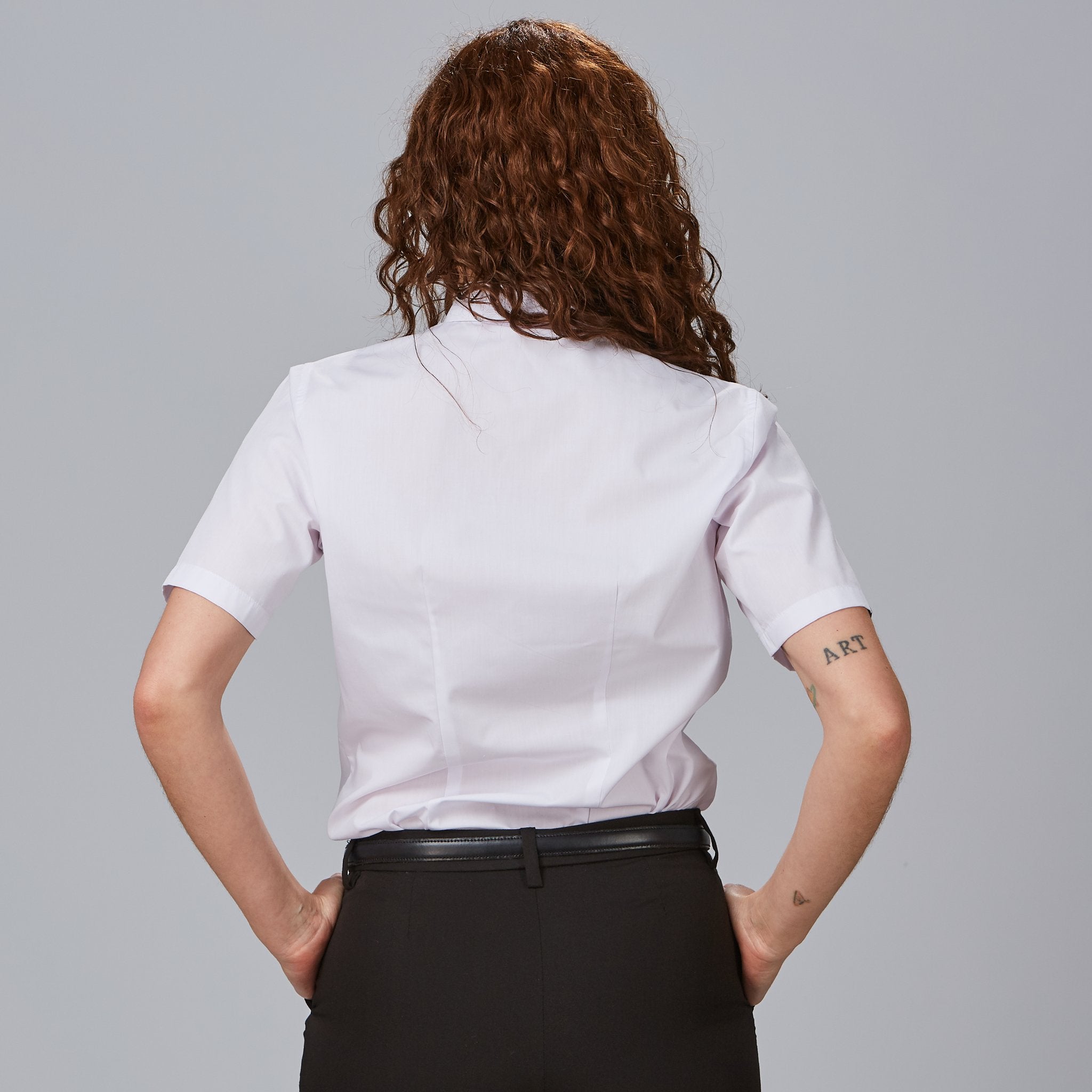 Gary's Blouses Pop blouse femme manches courtes noire