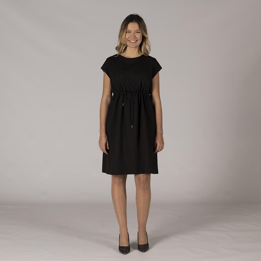 GARY'S Trivial robe femme noire cordon poches