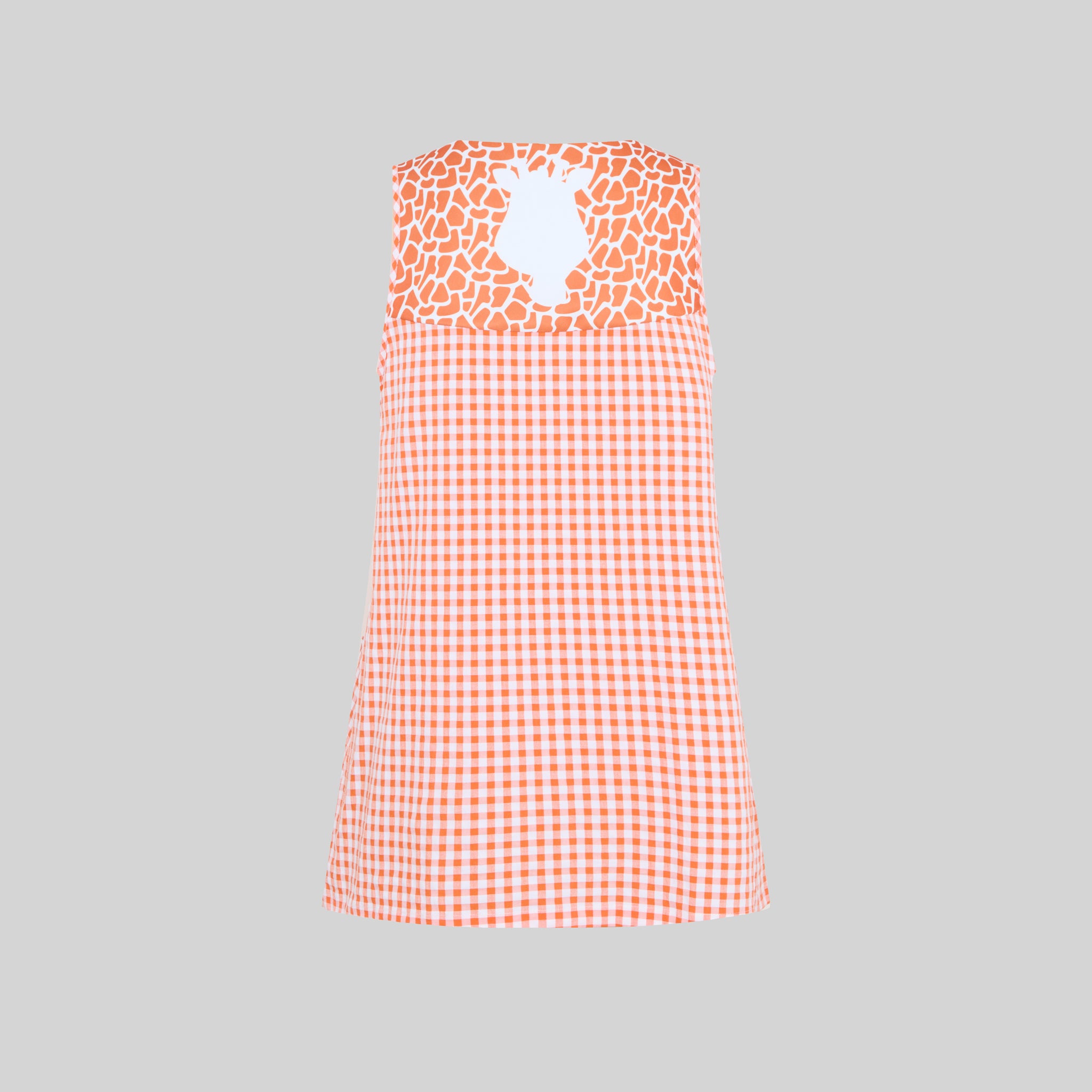 Gary's Kenia blouse travail femme vichy orange XS