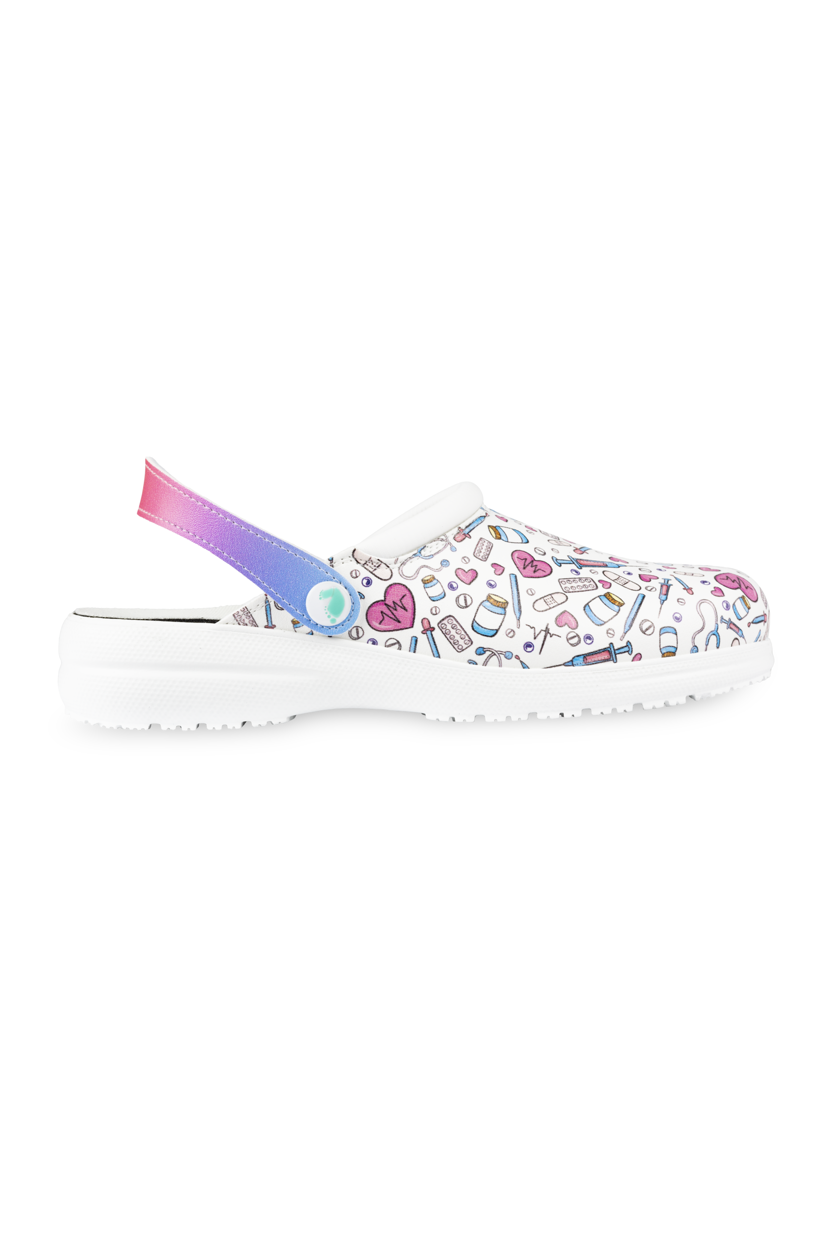 Enfermania Calzado sabot médical Colorful vegan 38