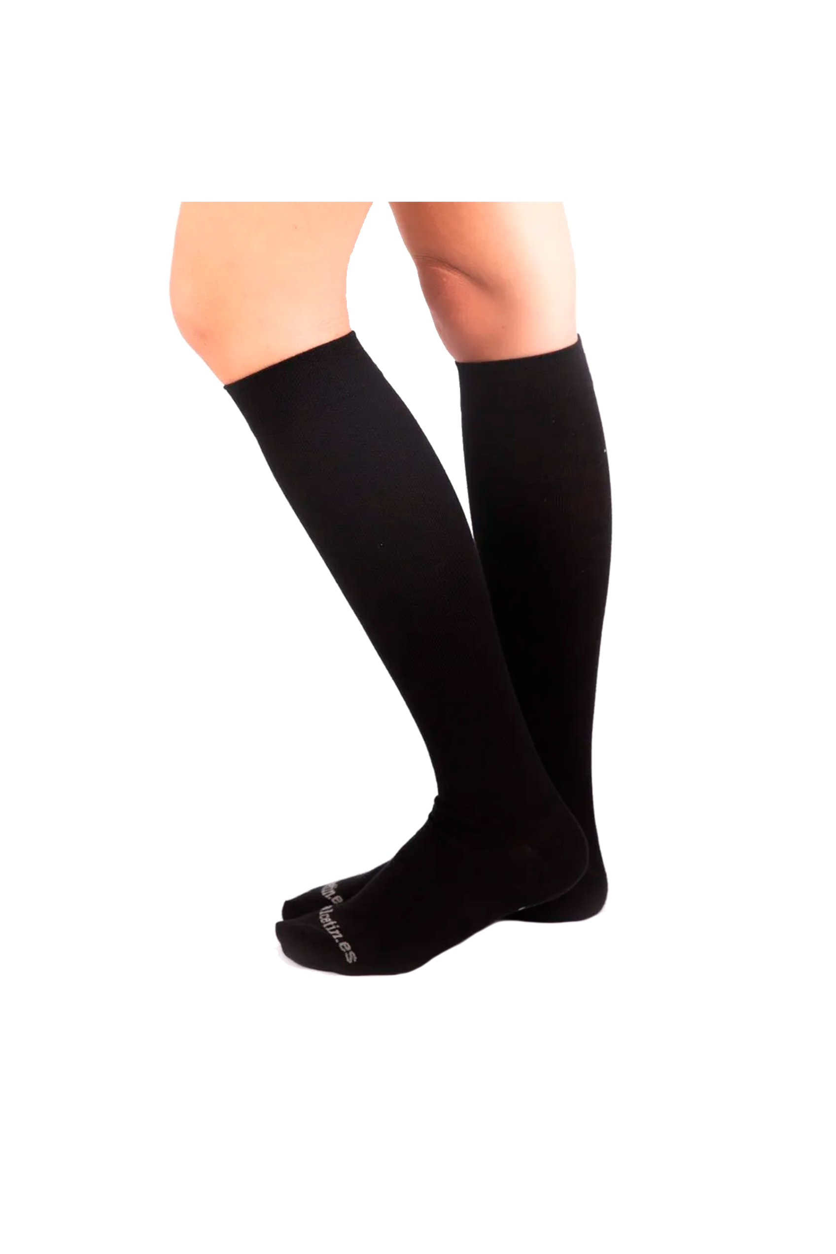 Enfermania Ropa chaussettes compression lisses bleues