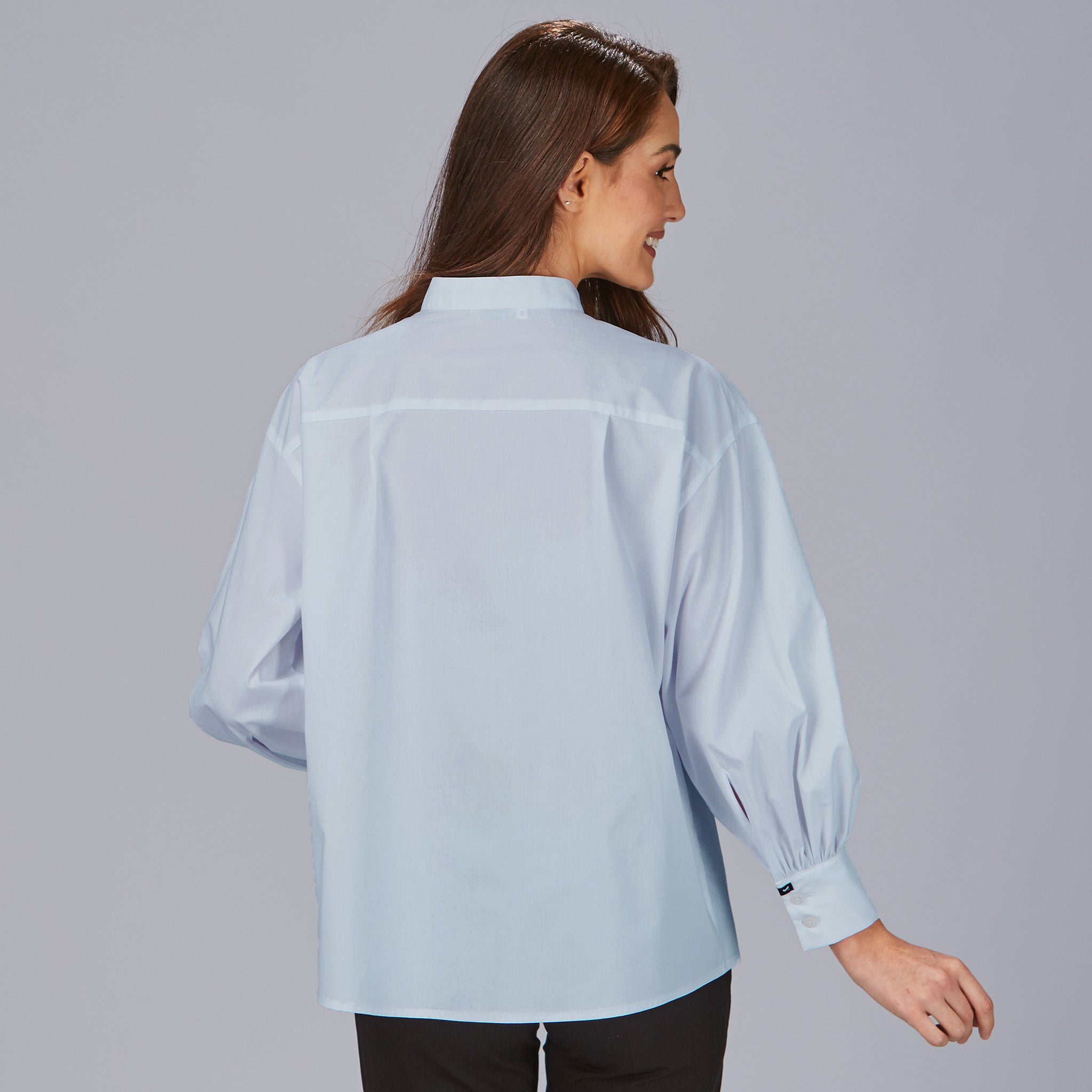 GARY'S Shirts Chemise Maddalena Femme Noire Oversize