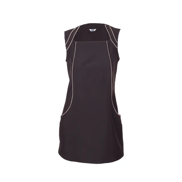 Gary's America Robe Femme Noir Robe Travail Sans Manches