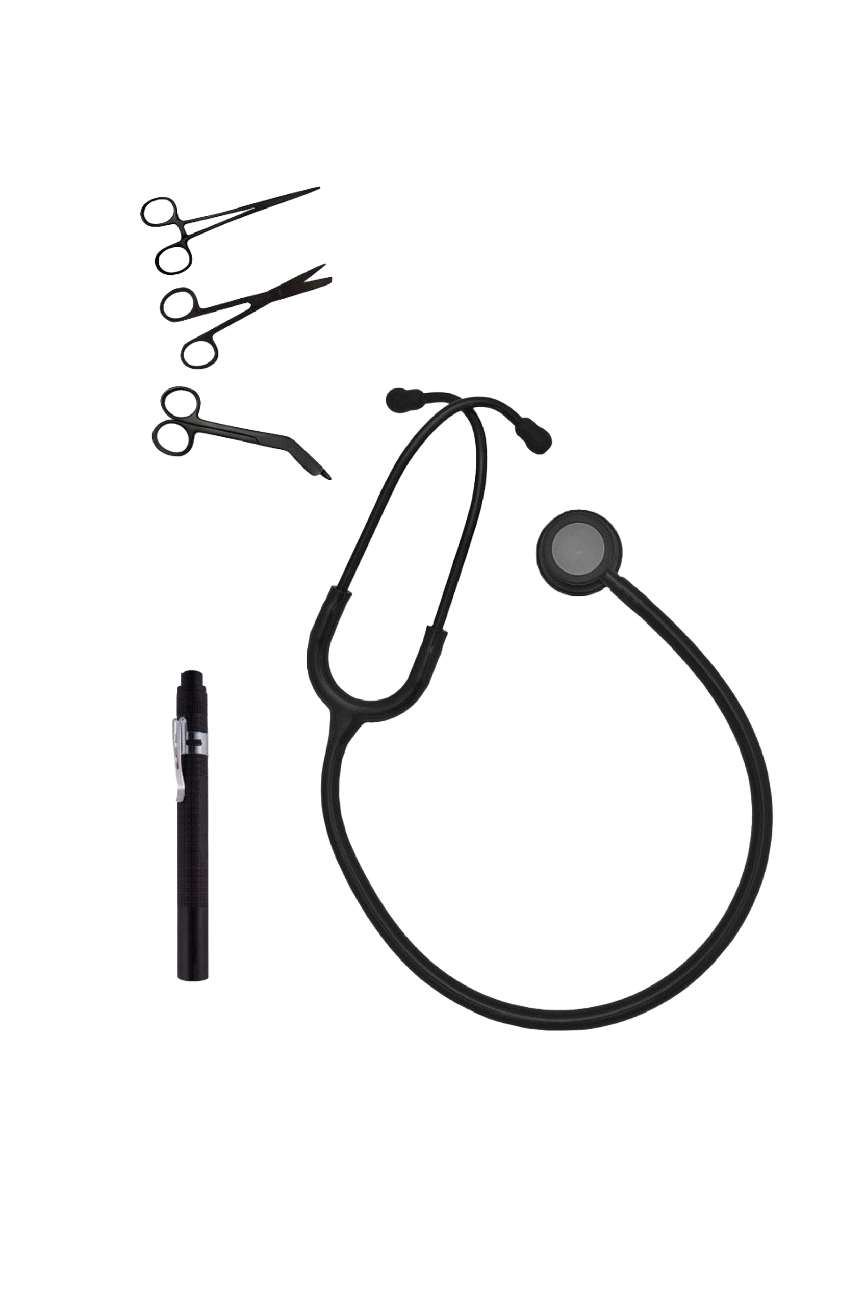 Enfermania Instrumental Duovitec kit infirmier noir mat stétho