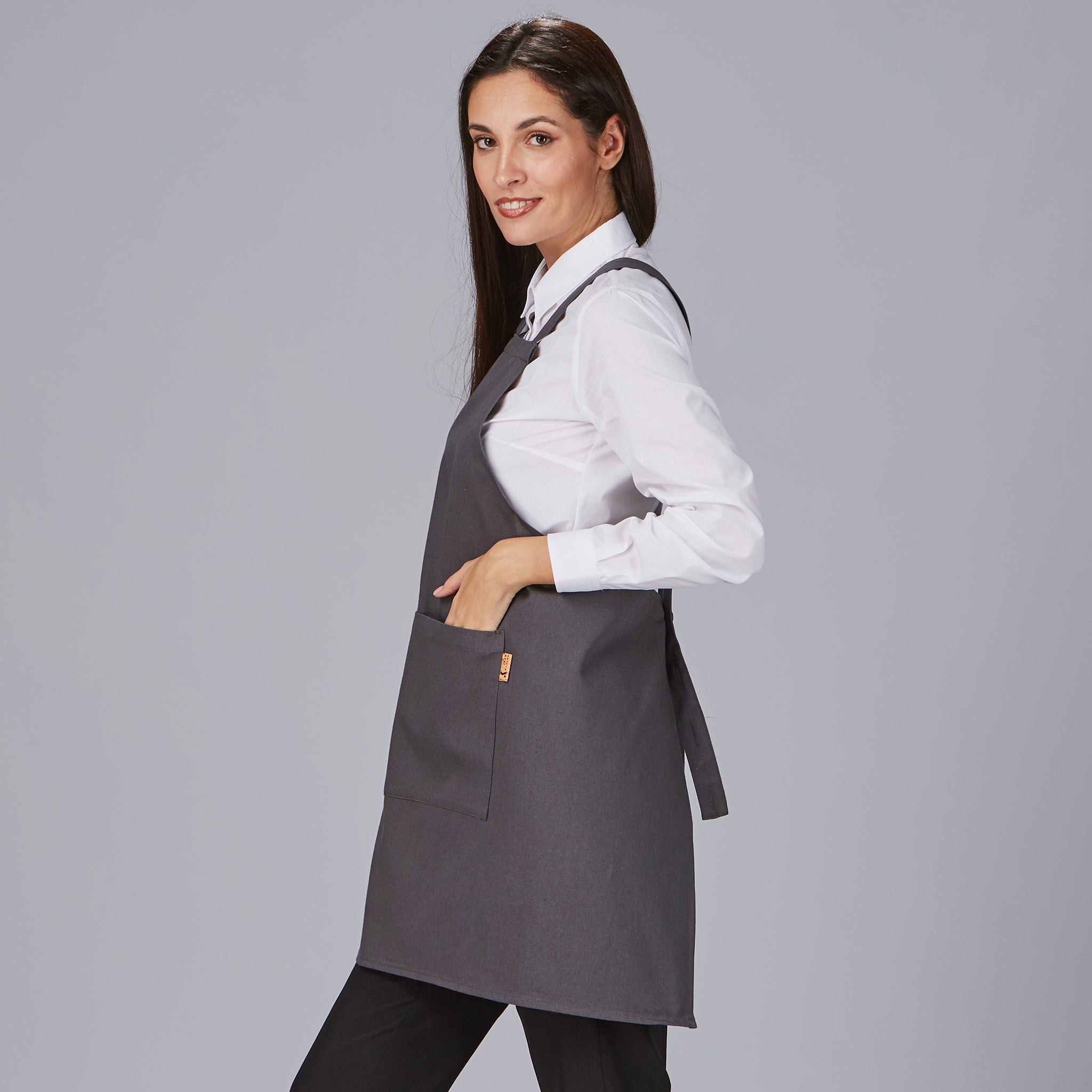 Gary's Naturewear Tablier Bavette Bio Beige 76x92 cm